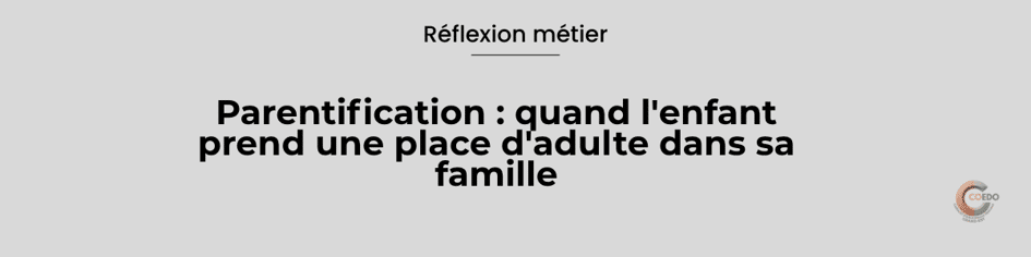 Illustration COEDO représentant un enfant portant symboliquement plusieurs responsabilités familiales habituellement assumées par des adultes, tandis que des figures adultes apparaissent en arrière-plan. L'image évoque la parentification sans caricaturer la famille et souligne la différence entre participer à la solidarité familiale et devenir indispensable à son fonctionnement.