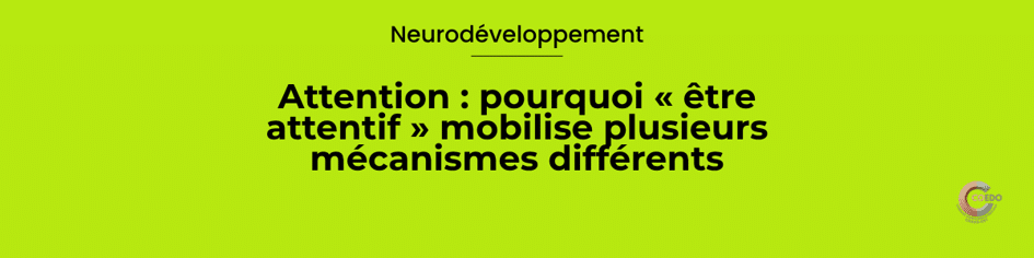 Un jeune tente de rester concentré sur une activité tandis que plusieurs stimulations l’entourent, illustrant les différents mécanismes de l’attention et la distractibilité.